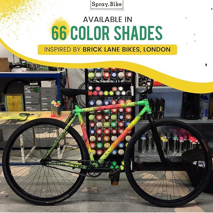 Spray.Bike Spray Paint | Designed Mainly for Bicycles | Multi-Use Acrylic Spray Paint for Metal, Plastic | High Coverage Bike Paint, 400ml, Ariel