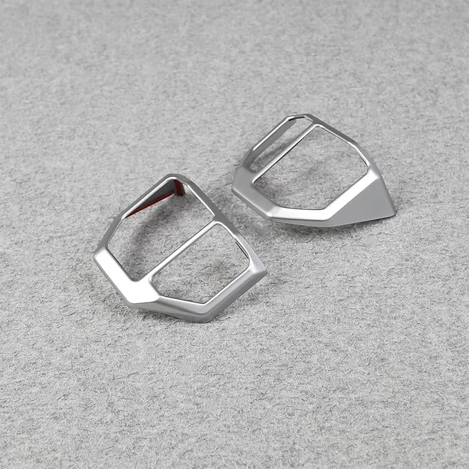 Beautost Fit for Toyota New Land Cruiser LC250 2024 2025 2026 Wheel Steering Trim Panel Cover Trims (Matt Silver)