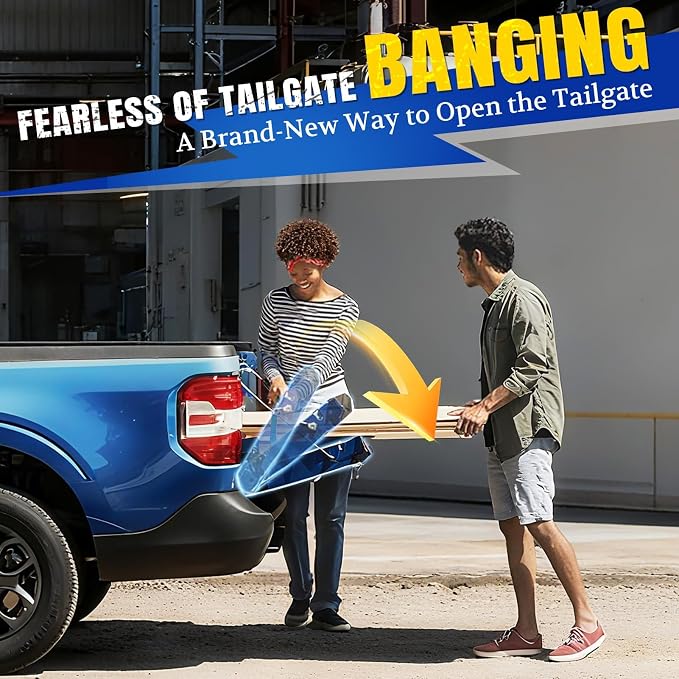 ARANA Tailgate Assist Shock for Ford Ranger 2019 2020 2021 2022 2023 2024 2025, Ranger Tail gate Slow Drop Accessories Damper Kit(All Tools Provided)