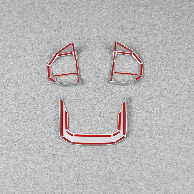 Beautost Fit for Toyota New Land Cruiser LC250 2024 2025 2026 Wheel Steering Trim Panel Cover Trims (Matt Silver)