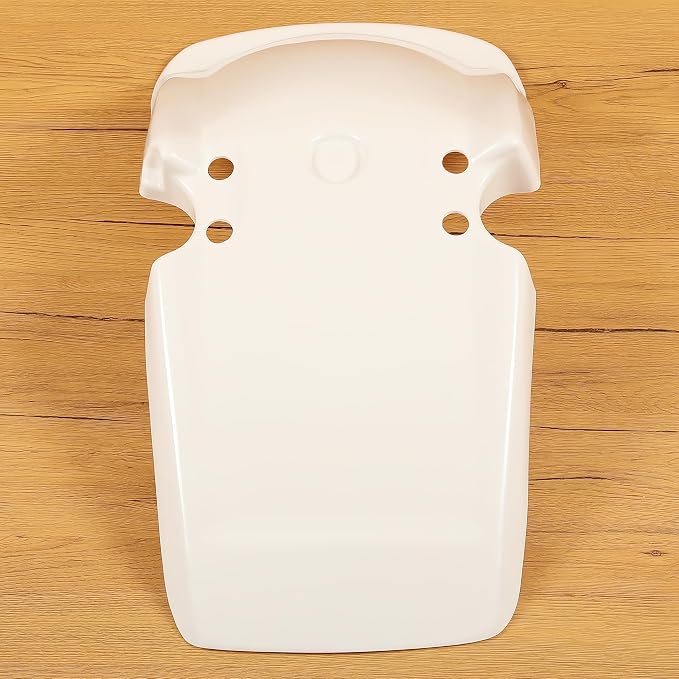 ALMULOO Front Fender Plastic ABS White Compatible with 1983-1985 Honda ATC200X Three‑Wheeler Mud Guard