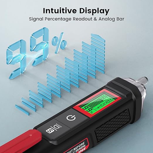 KAIWEETS Circuit Breaker Finder with LCD Display KT301P and KAIWEETS Voltage Tester/Non-Contact Voltage Tester HT100s