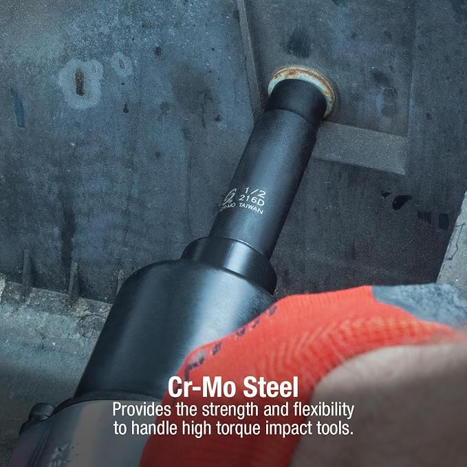 Sunex 2651 1/2-Inch Drive Standard SAE Impact Socket Set, 13 Piece