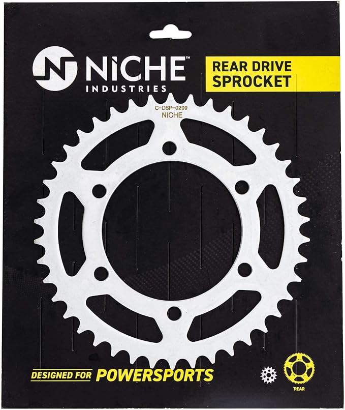 NICHE Drive Sprocket Chain Combo for Kawasaki Ninja 300 EX300 Z300 Front 14 Rear 42 Tooth 520V-X X-Ring 106 Links
