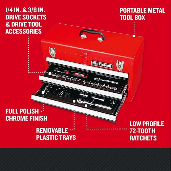 CRAFTSMAN 104Pc Mechanic Tool Set (CMMT45104)