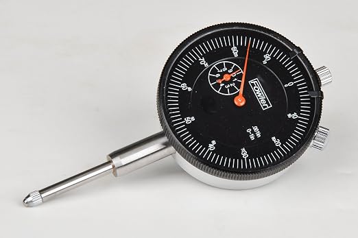 Fowler 52-520-109-0, Adg Dial Indicator With 0-1" Measuring Range (Black)