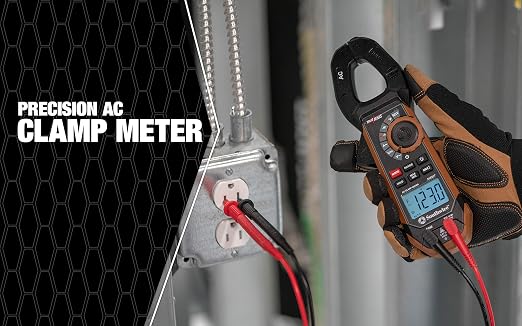 Southwire - 65031640 CLAMP METER, 400A AC/DC 21530T,Black/Brown