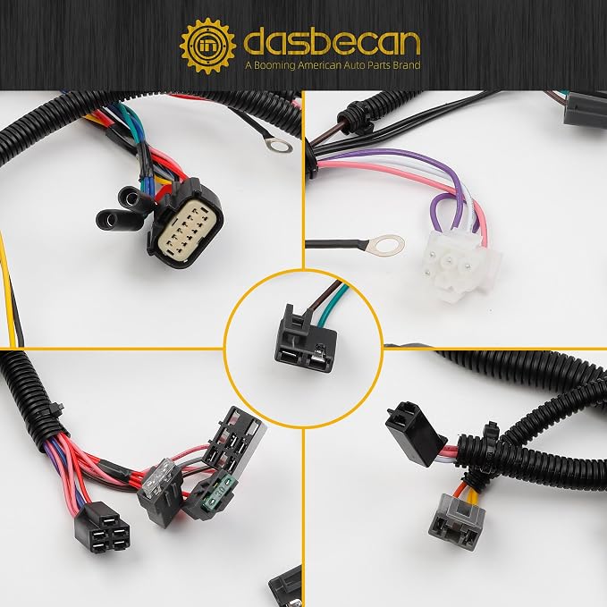 Dasbecan Lawn Mower Wiring Harness Kit Compatible with Toro TimeCutter Exmark Quest E/S Series Replaces# 136-9184 119-3343 121-5652