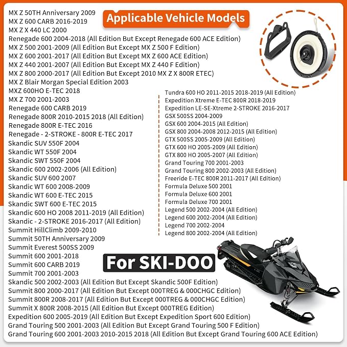 Recoil Pull Starter For Ski-Doo 2001 TO 2019 MXZ Renegade Summit GTX Grand Touring Legend 500 600 700 800 420892614 512060136