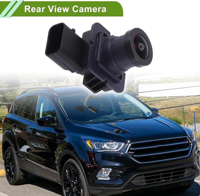 No.CJ5T-19G490-AB/GJ5T-19G490-AC Rear View Camera for Ford Escape 2017-2019 License Plate Park Assist Camera Backup Reverse Camera
