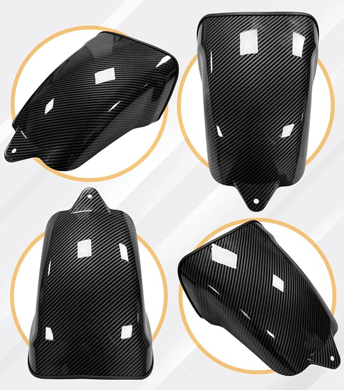 Passenger Seat Cover Rear Seat Cowl Compatible with Harley Touring Road Glide,CVO Road Glide,CVO Road Glide ST,Street Glide,CVO Street Glide,Street Glide Ultra 2023-2025 (Carbon Fiber)