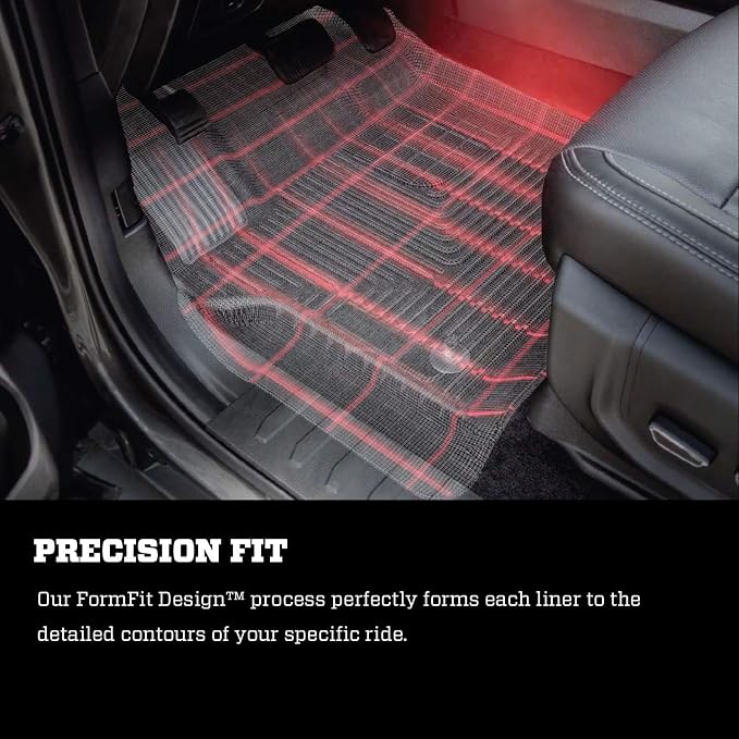 Husky Liners Weatherbeater | Fits 2014-18 Chevrolet Silverado/GMC Sierra 1500, 2015-19 Silverado/Sierra 2500/3500 (Crew Cabs) | Second Row Liner, Tan | 19233