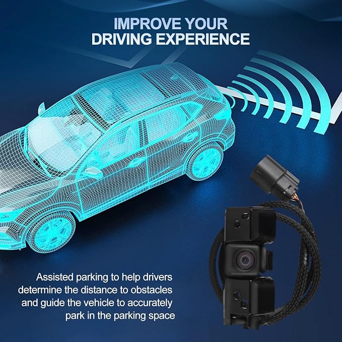 Rear View Backup Camera Compatible with Chevy Colorado 2015-2019, for GMC Canyon 2015-2019 2.5L 2.8L 3.6L, Replace 22896940 84143039