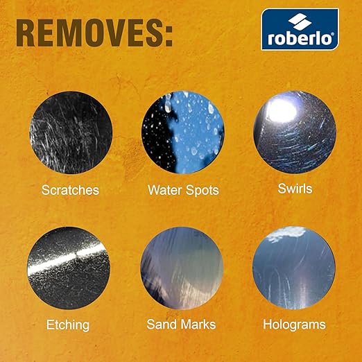 Roberlo ROBERCAR C900 High Cut Liquid Compound - 1KG Advanced Buffing Compound, Cutting Compound, and Polishing Compound for Automotive, High Performance Rubbing Compound
