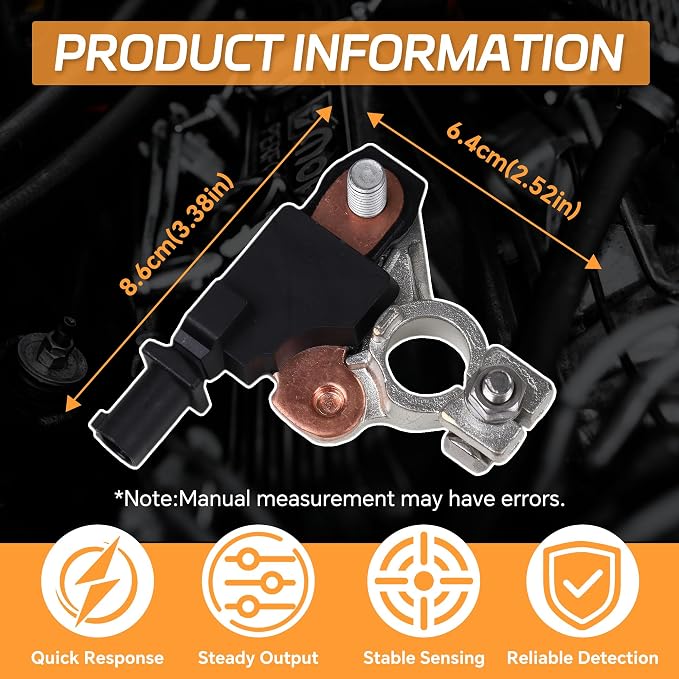 DS7Z-10C679-A Battery Current Sensor Compatible with Ford Edge F150 Fusion Lincoln MKZ Replaces OE DS7T-10C652-AC, DS7Z10C679A, DS7T10C652AC