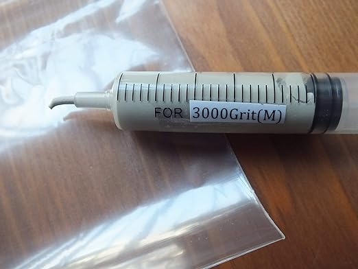 TechDiamondTools Kit of 3 Diamond Polishing Compound Polishing Paste USA Made 1500 3000 5000 Grit for Marble Glass Metal Rock Jewelry Resin Silver Gemstone with 25% of Diamond Powder