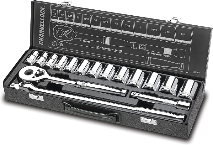 Channellock - 16-Pc 1/2 Dr Fractional Sae S (32161)