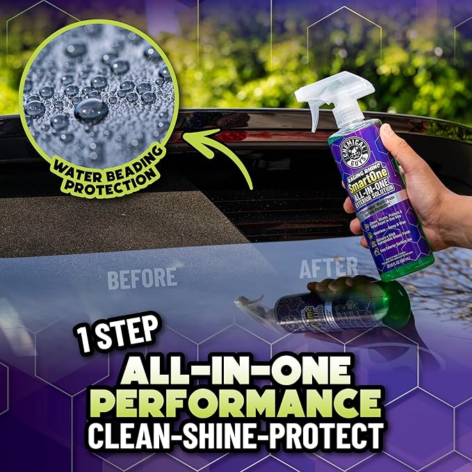 Chemical Guys Raging Rhino SmartOne 2 Pack With Storage Bag All In One Exterior Spray Microfiber Towels Giftable Waterless Wash And Quick Detail Set