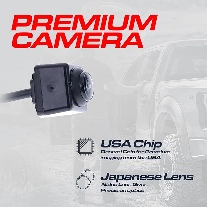 Master Tailgaters Replacement for Infiniti QX60 w/o Navigation (16-20), QX60 Hybrid (16-17) / Nissan Pathfinder w/o AVM (17-20) Backup Camera OE Part # 28442-3JA3C, 28442-3JA3A, 28442-3JA3B