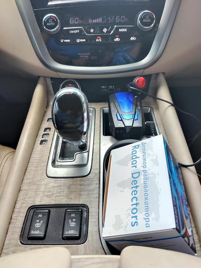 Speed Sentinel Radar Detector – 360° Police Speed Sentinel Radar Detectors for Cars with Voice Alerts, City & Highway Modes, False Alert Filtering