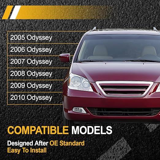 Gray Front Glove Box Door Lock Compatible with 2005-2010 Odyssey 3.5L V6 Engine Part Number 77540-SHJ-A01ZC