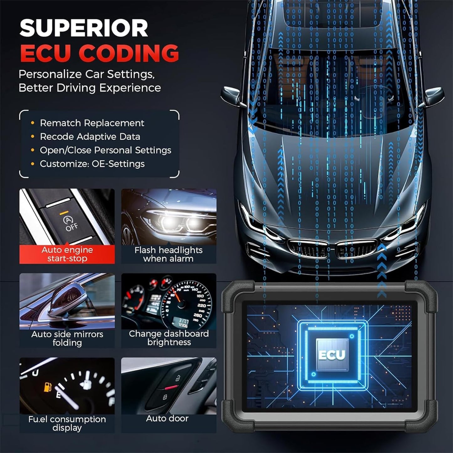 LAUNCH X431 PRO Dyno 2025 Upgrade Bidirectional Scan Tool for 99.99% of Cars, ECU Coding, Active Tests, 38+ Services, All System Diagnostic Scanner, CAN-FD & DoIP, FCA AutoAuth, 2 Years Free Update