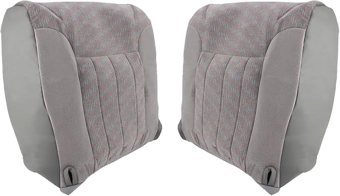 AUTOKAY Seat Cover for Dodge Ram 1500 2500 1994 1995 1996 1997 Front Bottom Cloth Seat Cover Gray