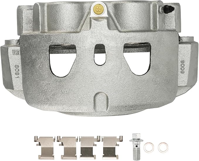 KAX 18B5302 Brake Caliper Compatible with Chevrolet, GMC - Silverado 2500 HD, Sierra 2500 HD, Silverado 3500 HD, Sierra 3500 HD, Suburban 3500 HD, Front Right Disc Brake Caliper