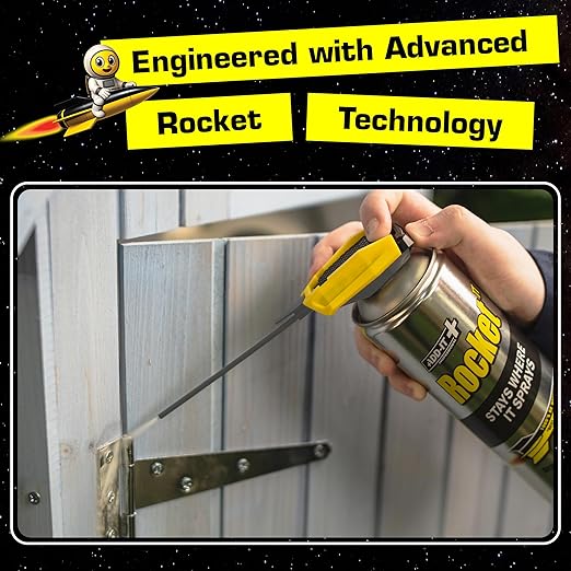 Multi-Purpose Lubricant Spray, 20 Fl Oz - Super Penetrating Oil & Anti-Corrosion Spray for Rusted Bolts, Tools, Bikes & Garden Equipment, Water-Resistant Protective Coating - 600ml Mega Can