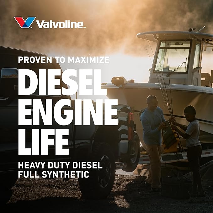 Valvoline Heavy Duty Full Synthetic 15W-40 Diesel Engine Oil 1 GA, Case of 3