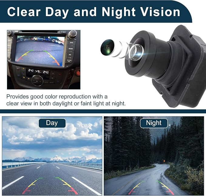 Car Park Assist Camera Surround View Camera for Chrysler Pacifica 2017-2024 for Voyager 2020-2024 for Ram 1500 2500 3500 2022-2024 No.68144068AC/68144068AD/68318279AA