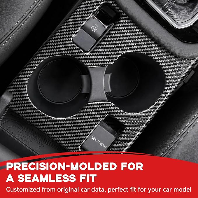 Carbon Fiber Interior Trim Kit Fit for Subaru Forester 2025-2026 | 5PCS fit for Premium Sport Limited, steering wheel cover, center console shift cup holder panel, gear shift knob overlays