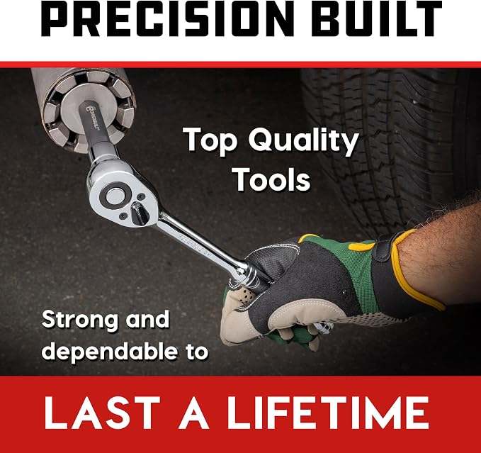 Powerbuilt 4 Piece Exhaust Pipe Tool Set, Repair Tailpipes, Expanders, Removing Dents, Chain Cutter, Nut Splitter, Import and Domestic Vehicles 648612