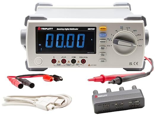 Triplett MM700B Benchtop Digital Multimeter AC Powered TRMS Meter with a Large LCD