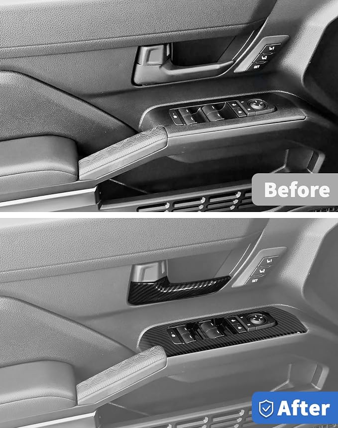 12PCS Center Console Interior Trim Kit for 2024 2025+ Toyota 4Runner | Auto Decor Set/Door Handle Trim/Window Control Panel/Center Console Gear Shift Knob Panel Cover Trim Interior Accessories