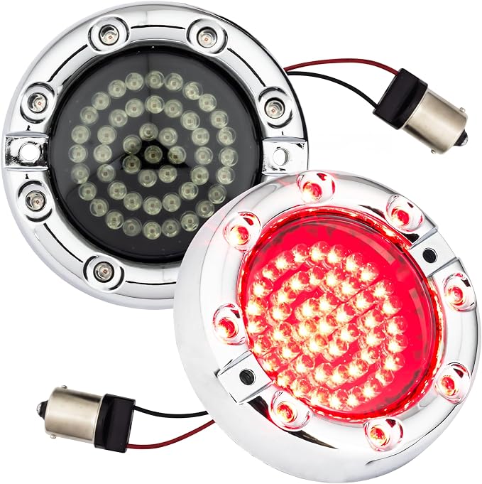 Eagle Lights 3 1/4” Infinity Beam Rear LED Turn Signals for Harley Davidson Motorcycles