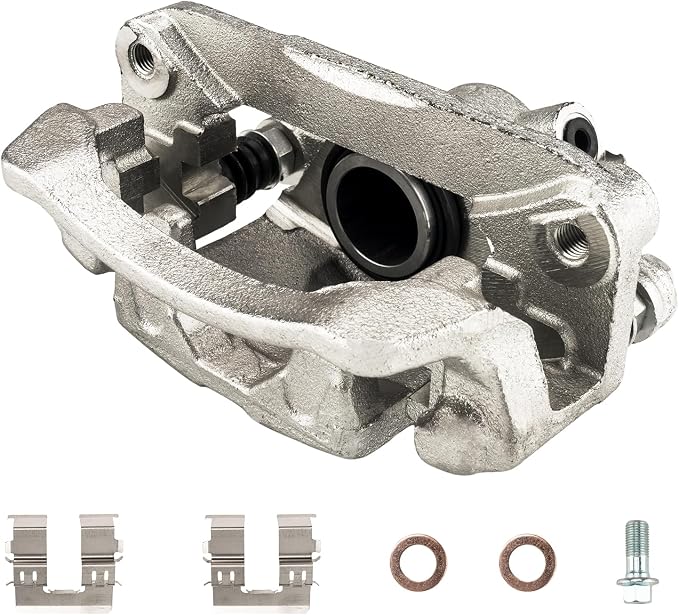 KAX Disc Brake Caliper Assembly Fit for Forester 2009-2013, Impreza 2008-2011 2.5L, WRX 2016-2017 2019-2021, Impreza 2008-2014 2.5T, WRX 2015 2018 2.0T, Rear Left Driver Side