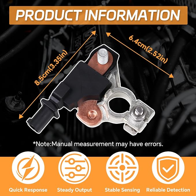 38920-TR0-A02 Battery Current Sensor Compatible with Honda Civic CRV Acura ILX RDX Replaces OE 38920TR0A02, 38920-TR0-A01, 38920TR0A01