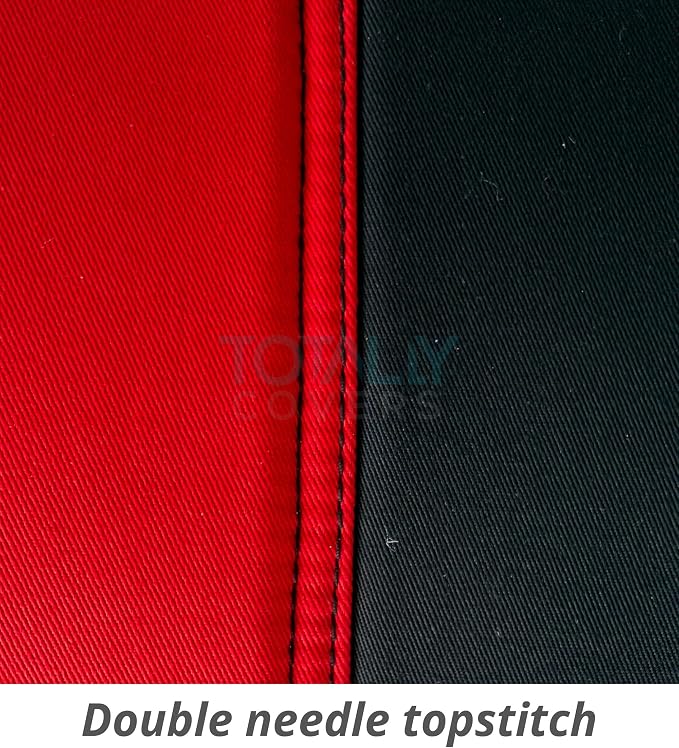 Totally Covers Compatible with 1990-2000 Mazda MX-5 Miata Seat Covers: Black and Red (22 Colors) Bucket