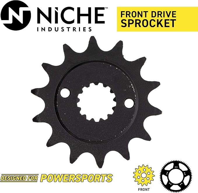 NICHE Drive Sprocket Chain Combo for Suzuki QuadSport Z400 LT-Z400 Front 14 Rear 40 Tooth 520V O-Ring 96 Links