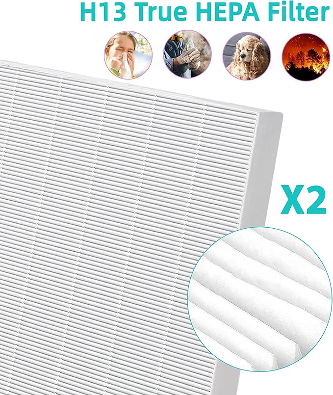 (2+8) 290/300/DX95 Replacement Filter Compatible with Fellowes AeraMax 290 300 DX95 Air Purifier HF-300 AP-300PH, 9287201