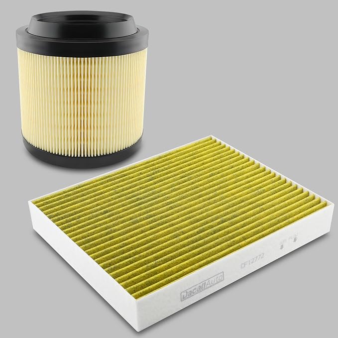 Engine & Cabin Air Filter Set for Ford Bronco 2.3L/2.7L Gas (2021-2026), Ranger 2.3/2.7L Gas (2024-2026), Replace MB3G-9601AA, CF12772