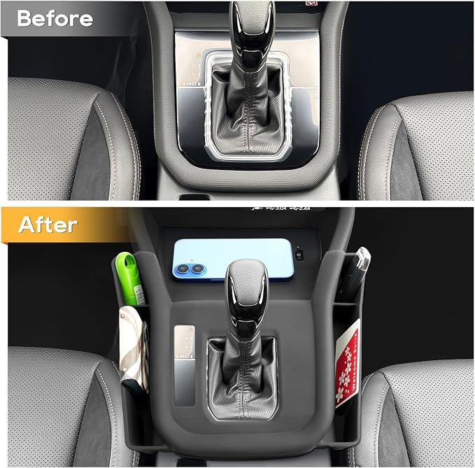 LFOTPP 2025 Forester Center Console Organizer - for 2025 Subaru Forester(Premium/Sport/Limited/Touring)-Gear Shift Cover Silicone Tray for 2025 Forester Accessories (Not for Base & Wildness)