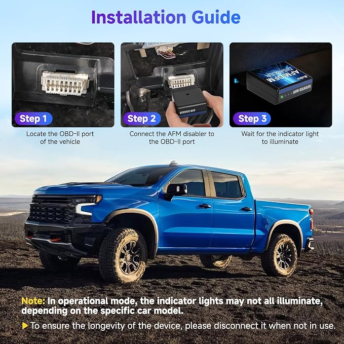 Active Fuel Management AFM/DFM Disabler Device, DOD Delite 5.3 Kit Replacement for Chevrolet Cadillac Buick GMC Holden Pontiac Saturn Isuzu Suzuki, Compatible with Most GM V6 & V8 Motors