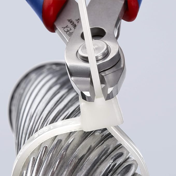 KNIPEX Tools Electronics Super Knips (7803125) and 74 22 200 Comfort Grip High Leverage Angled Diagonal Cutter