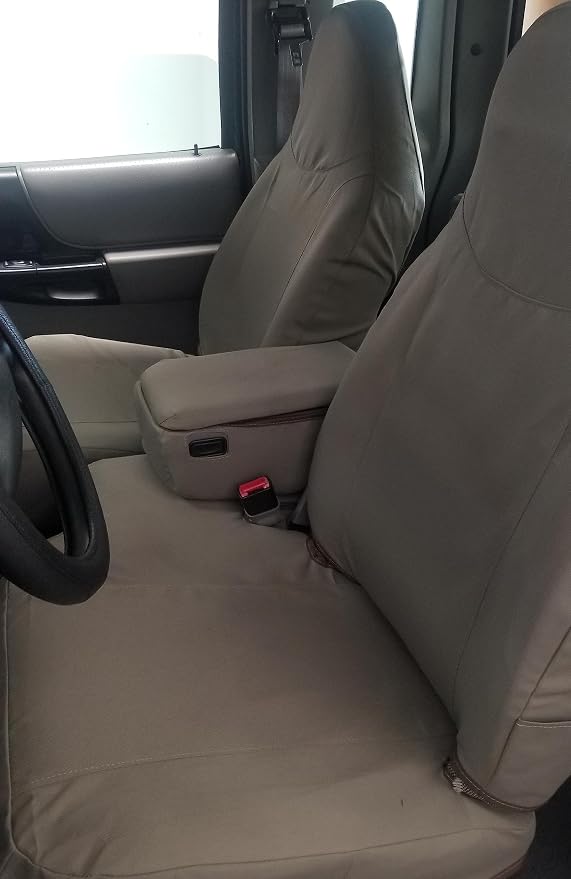 Durafit Seat Covers, F282 X4, 1998-2001 Ford Ranger XLT Exact Fit Seat Covers Made in Taupe Twill