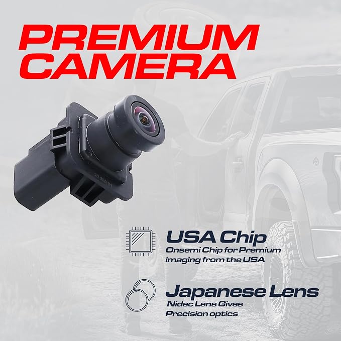 Master Tailgaters Replacement for Ford F150 (2012-2014) Backup Camera OE Part # EL3Z-19G490-D, BL3Z-19G490-B, AL3Z-19G490-A, CL3Z-19G490-C, CL3Z-19G490-D
