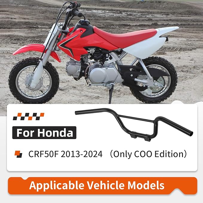 Heavy Duty Handlebar for Honda CRF50F 2013-2024（Only COO Edition）53100-GEL-306