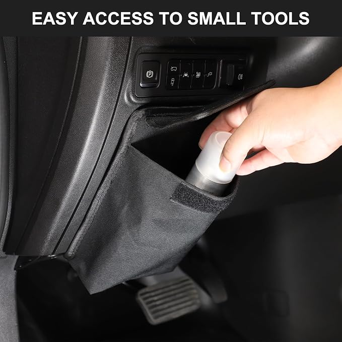 Center Console Lower Storage Main Driving Bag Compatible with Hummer EV SUV Pickup Accessories 2022-2024-2025-2026 Multifunction Organizer Box for Glasses Phone Coin Key Card Expansion Interior