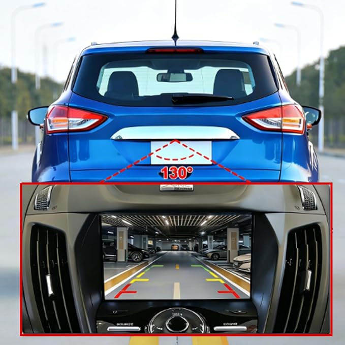 No. DV4T-19G490-AB Rear View Backup Reverse Parking Camera/Rear View Camera | Compatible with Ford Escape Kuga 2013-2017 Reverse Park Assist Camera Replaces DV4T19G490AB EV4T-19G490-CA EV4T19G490CA